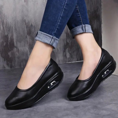 Sapatos ortopédicos com elevadores para mulheres