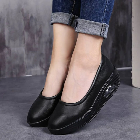 Sapatos ortopédicos com elevadores para mulheres