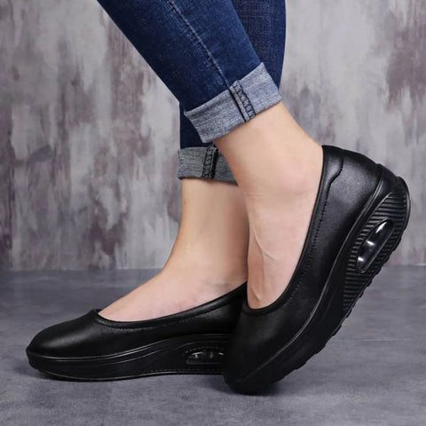 Sapatos ortopédicos com elevadores para mulheres