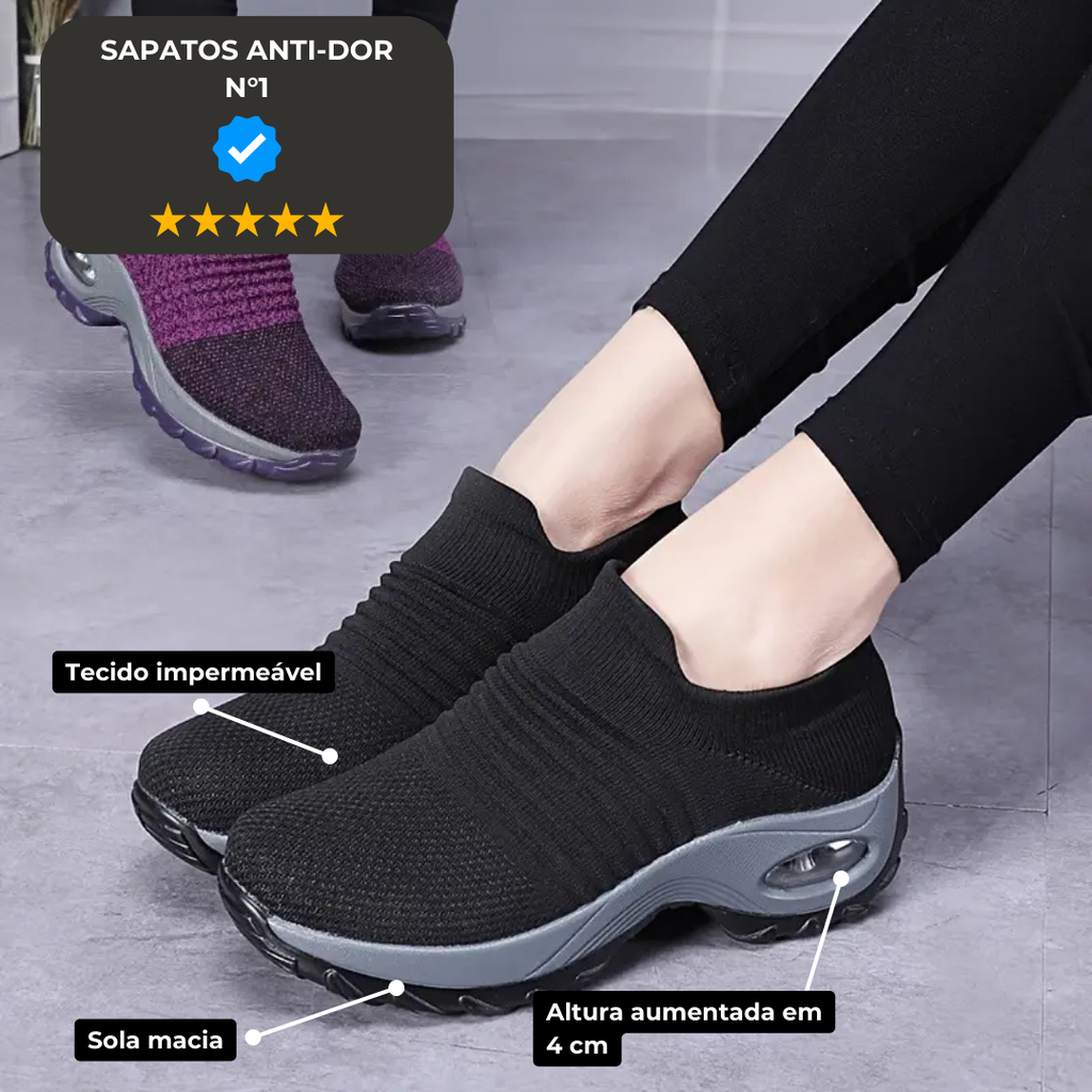 NOVO 2025 - Sapatos incolores de sola macia