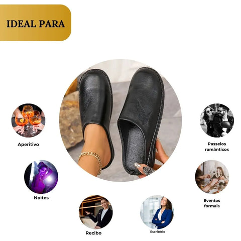 Sapatos NICOLE, Mocassins com plataforma Slip-on.
